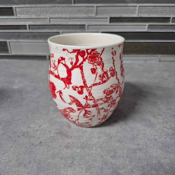 Anthropologie Homegrown Monogram Initial "L" Tea Coffee Cup Mug - Picture 4 of 6